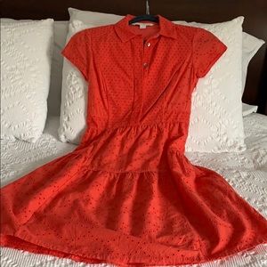 Size 2 Diane Von Furstenberg coral Dress